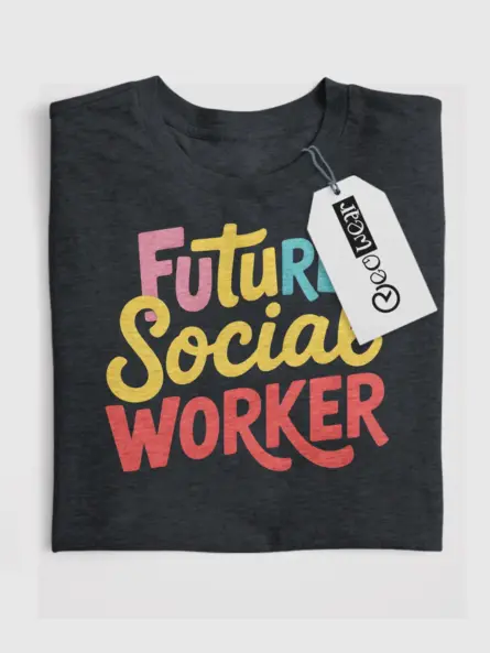 Future Social Worker T-Shirt for Students & Interns - Image 4