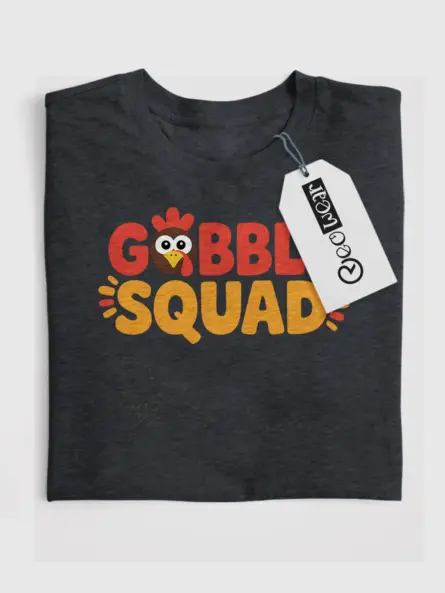 Gobble Squad Shirt – Cute Matching Thanksgiving Family Tee - Image 7