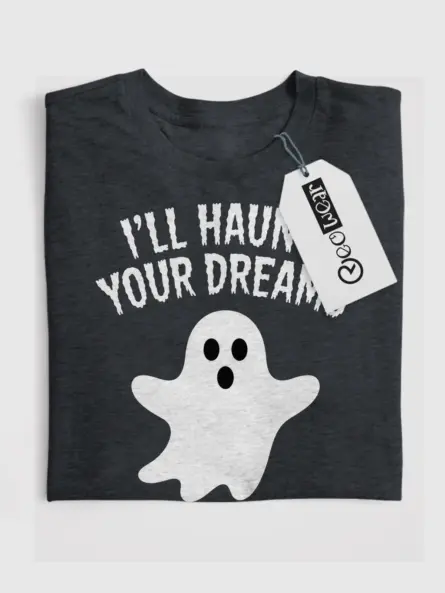 Spooky Haunt Your Dreams Ghost Shirt - Image 7