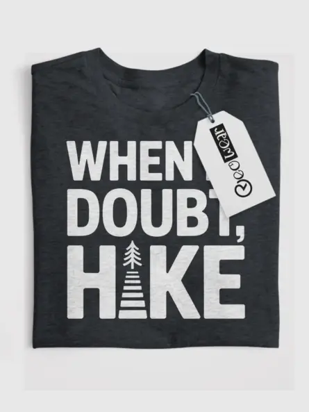 Inspirational Hiking Sayings T-Shirt for Nature Wellness Fans - Image 4
