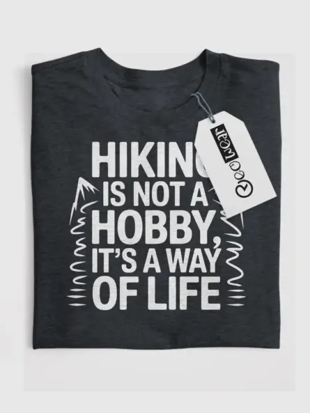 Hiking Way of Life Shirt – Bold Trail Statement Tee - Image 4