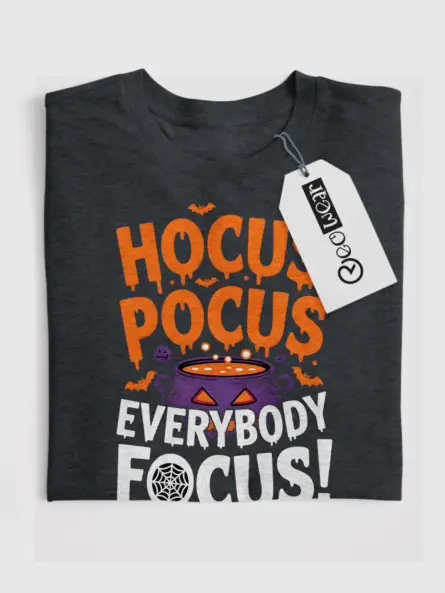 Hocus Pocus Focus Shirt – Funny Halloween Tee for Teachers and Moms - Image 4