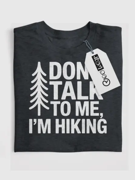 Bold Introvert Hiking T-Shirt for Solo Trail Lovers - Image 4