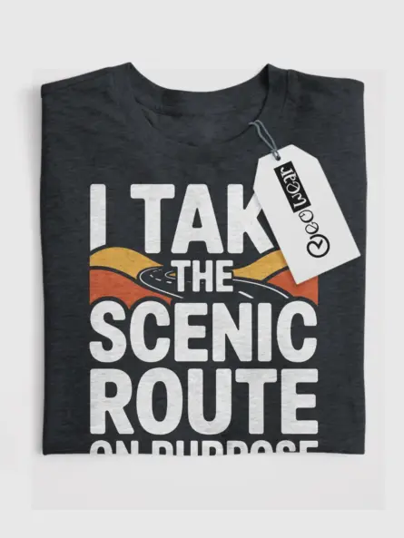 Bold Road Trip Shirt – Take the Scenic Route in Style - Image 4