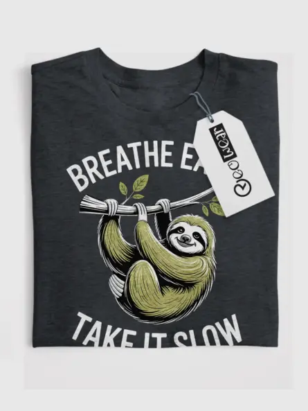 Sloth Relaxation Shirt – Calming Animal Tee for Mindful Living - Image 7