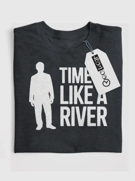 Time Is Like a River T-Shirt for Philosophy Lovers - Image 4
