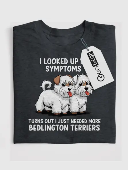 bedlington terrier owner t-shirt
