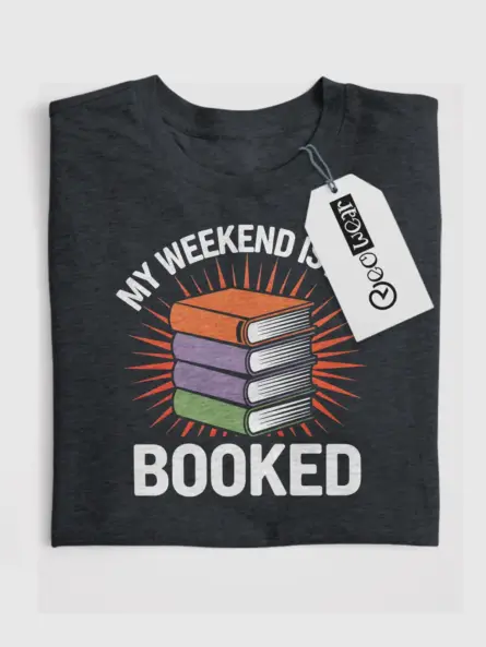 Cozy Book Lover T-Shirt for Weekend Readers & Club Gifts - Image 4