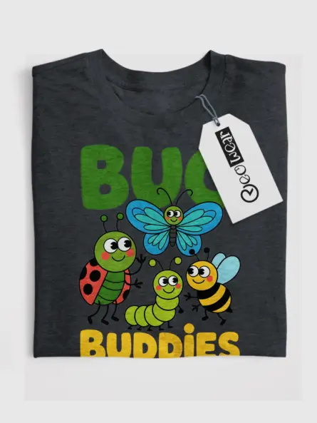 Bug T Shirt Kids – Cute “Bug Buddies” Insect Friends Tee - Image 4