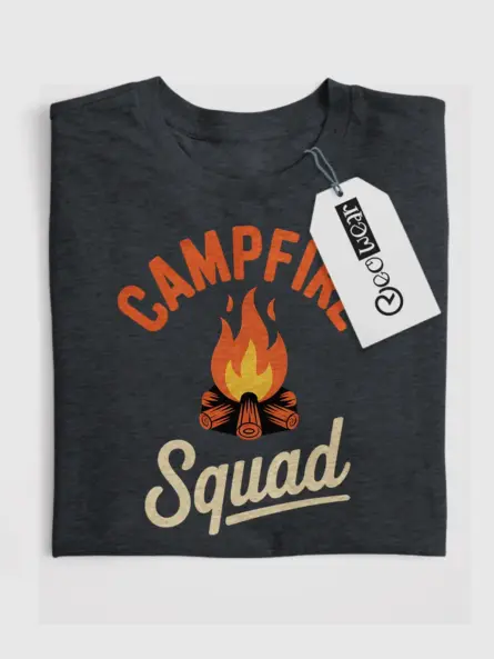 Campfire Squad Vintage T-Shirt - Image 4