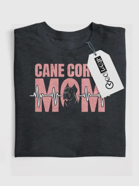 Cane Corso Mom Shirt – Bold Heartbeat Dog Breed Graphic Tee - Image 4