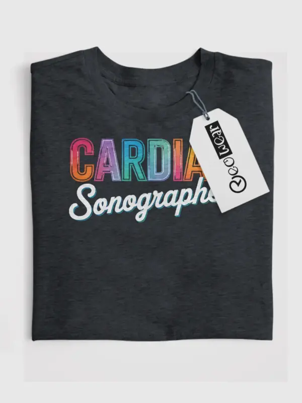 cardiac sonographer t-shirt