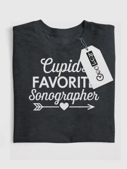 Cupid's Favorite Sonographer Shirt – Adorable Valentine Tee - Image 4