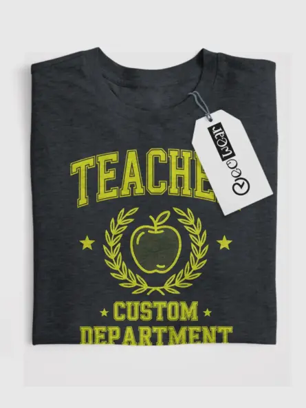 Custom Teacher Shirt – Vintage Collegiate Department Top - Image 4