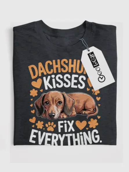 dachshund kisses shirt
