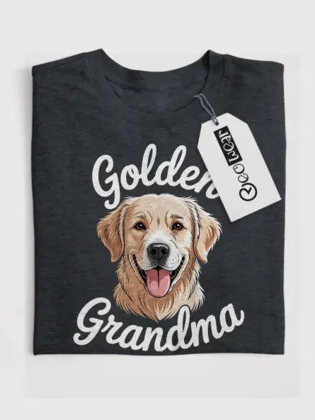 Dog Grandma T-Shirt – Golden Retriever Gift Tee for Pet Lovers - Image 4