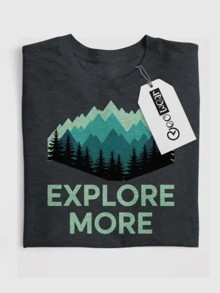 Explore More Mountain Adventure T-Shirt for Nature Lovers - Image 4
