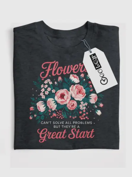 Motivational Flower Shirt Gift for Gardeners - Image 4