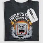 funny burnout electrician t-shirt