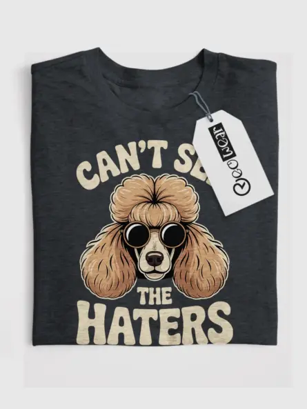 Funny Poodle T-Shirt – Retro Sassy Dog Mom Graphic Tee - Image 4