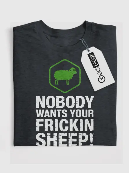 Funny Sheep T Shirt – Hilarious Farm Meme Tee for Animal Lovers - Image 4