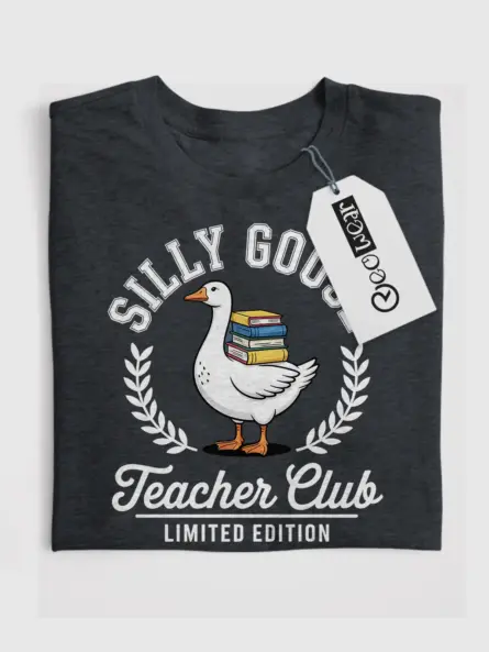 Funny Teacher Club Shirt – Silly Goose Limited Edition Tee - Image 4