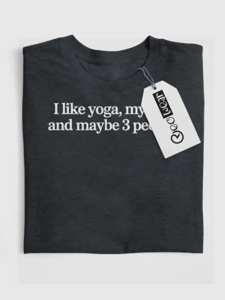 Funny Yoga Dog T-Shirt – Sarcastic Pet Lover Introvert Humor - Image 4