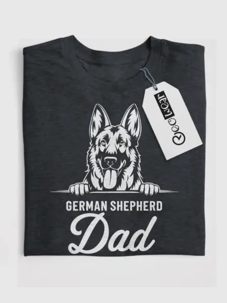 German Shepherd Dad T-Shirt for Dog Lovers - Image 3