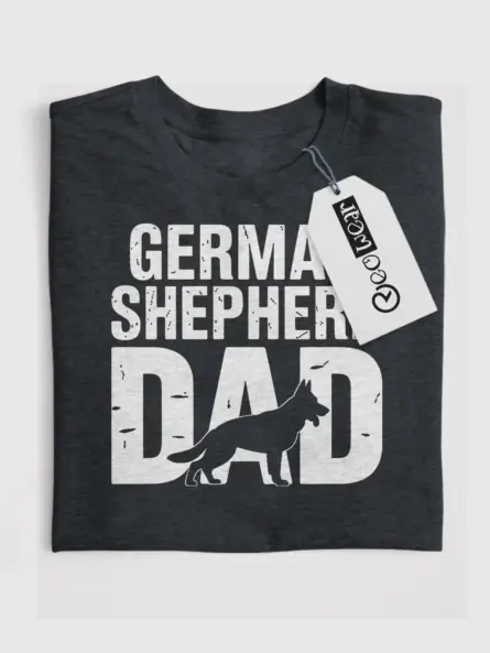 Bold German Shepherd Dad Shirt – Rugged Gift for Dog Lovers - Image 4
