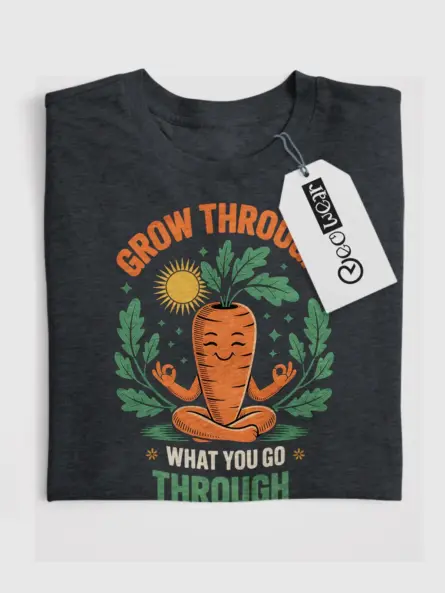Grow Through What You Go Through T-Shirt - Image 4