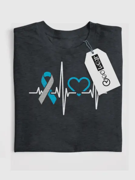 Heartbeat Diabetes Ribbon Shirt – Bold Awareness Tee for Nurses & Supporters - Image 7
