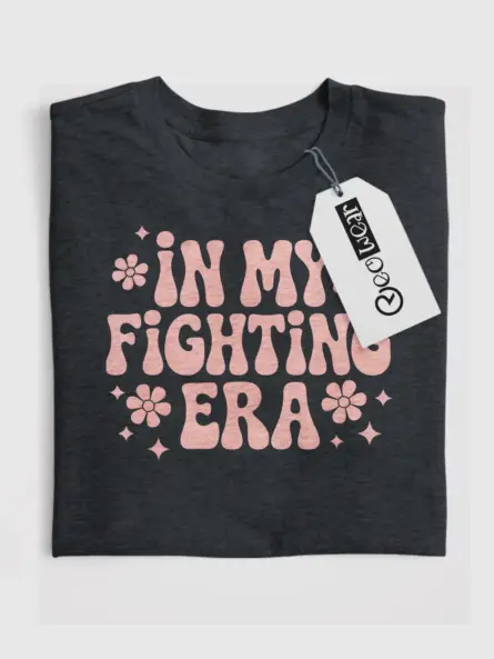 dark heather – dark heather retro empowerment tee
