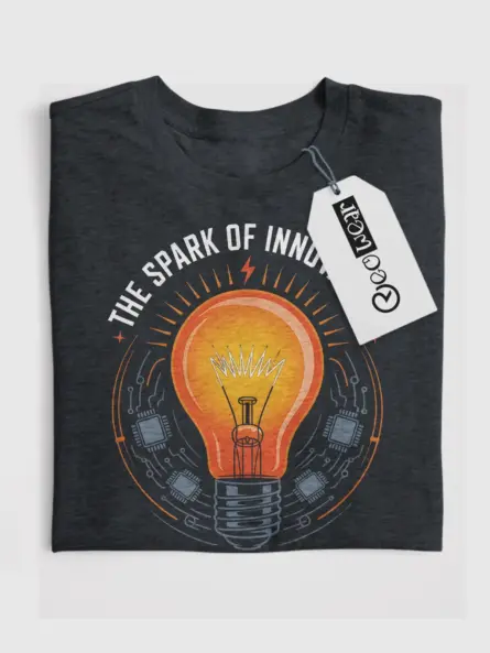 Innovation Light Bulb T-Shirt – Bold STEM Gift Tee - Image 4