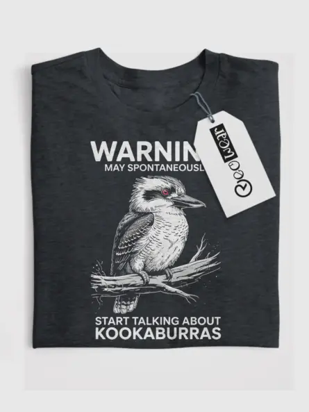 Funny Kookaburra Bird T-Shirt for Australian Wildlife Fans - Image 10