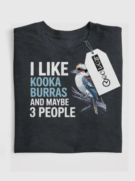 Funny Kookaburra Bird T-Shirt for Birdwatchers and Nature Lovers - Image 4