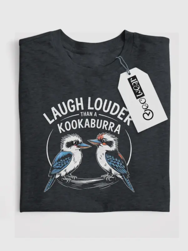 kookaburra graphic t-shirt for bird lovers