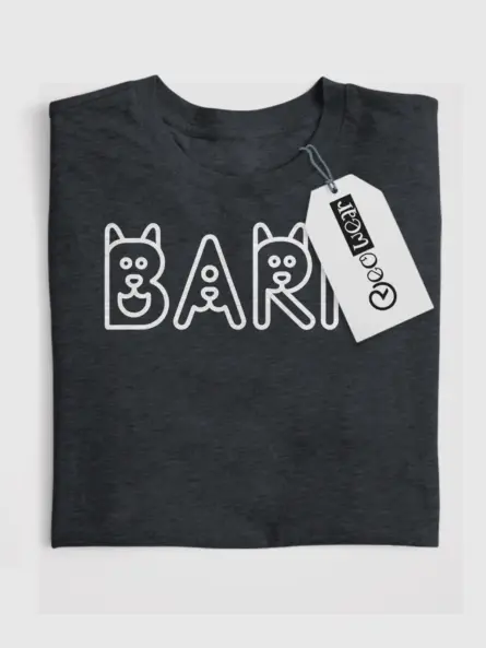 Minimalist Dog T-Shirt – Modern BARK Design for Dog Lovers - Image 4