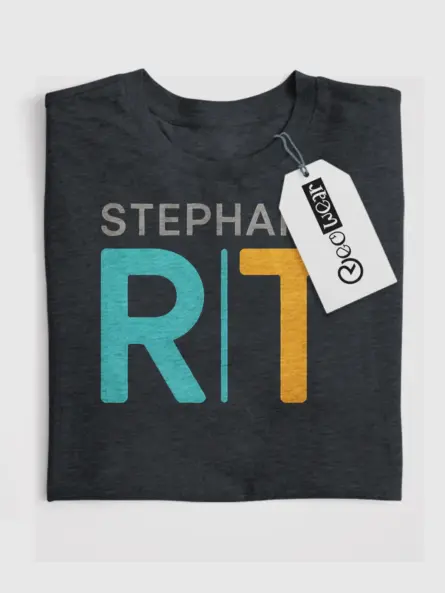 Minimalist Name Logo T-Shirt - Image 4