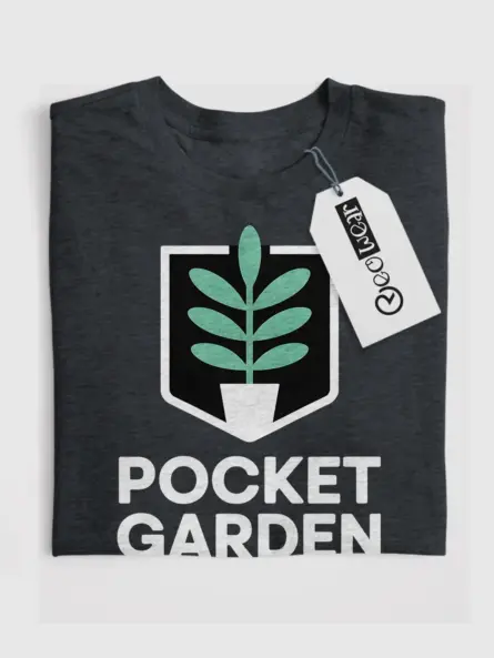 Minimalist Plant Pocket T-Shirt for Aesthetic Plant Lovers - Image 4