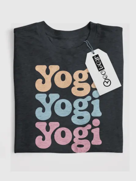 Minimalist Yogi T-Shirt – Retro Pastel Graphic Tee for Modern Yogis - Image 4
