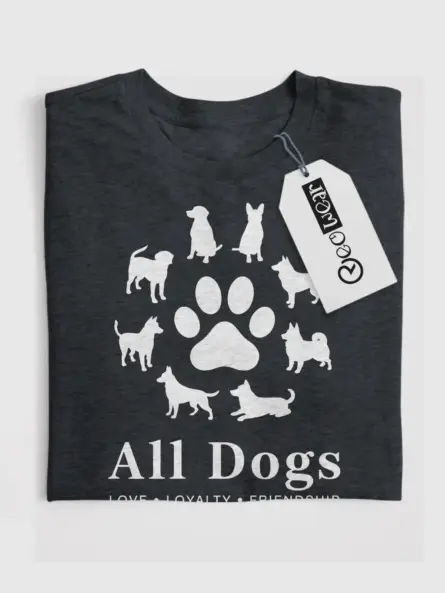 Multi Breed Dog Shirt – All Dogs Graphic Tee for Rescue Supporters - Image 4