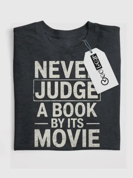 Funny Never Judge a Book by Its Movie T-Shirt - Image 4