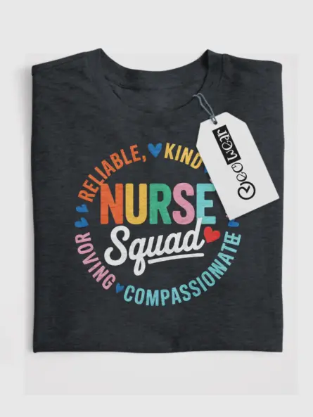 Colorful Nurse Squad Shirt for Team Appreciation - Image 4