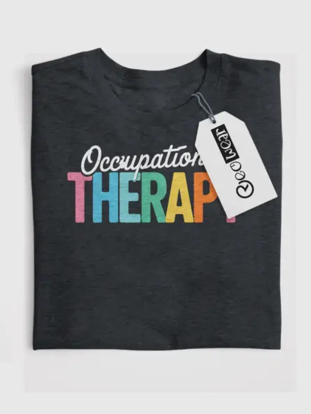 Colorful Occupational Therapy Shirt – Therapist Gift Tee - Image 4