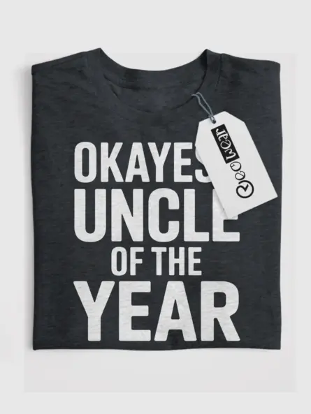 Funny Okayest Uncle T-Shirt Gift for Men - Image 4