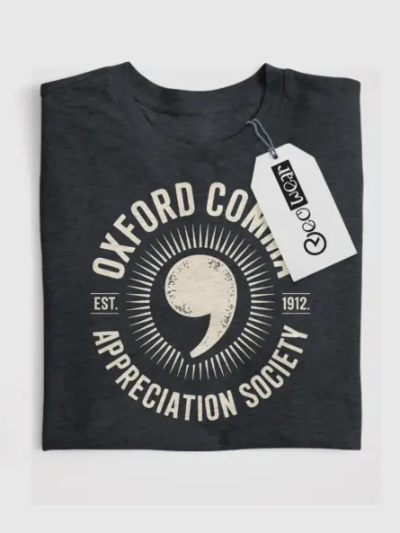 Oxford Comma Shirt – Vintage “Appreciation Society Est. 1912” Tee - Image 4