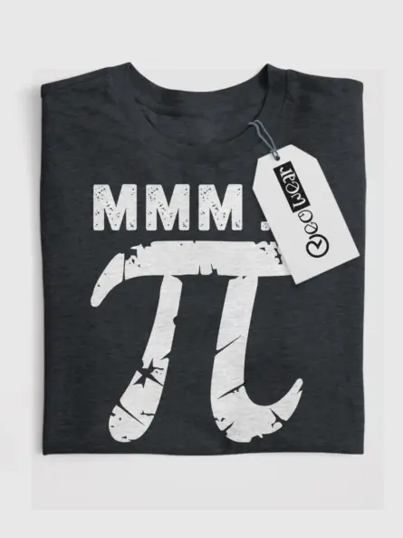 Bold Pi Symbol Shirt with Distressed Math Style for STEM Fans - Image 4