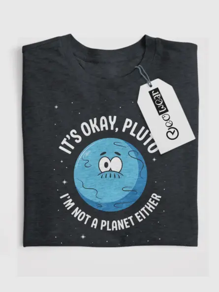 Funny Pluto Not a Planet T-Shirt – Space Meme Tee - Image 4