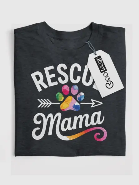 Rescue Mama Shirt – Bold Boho Style for Dog Lovers - Image 10