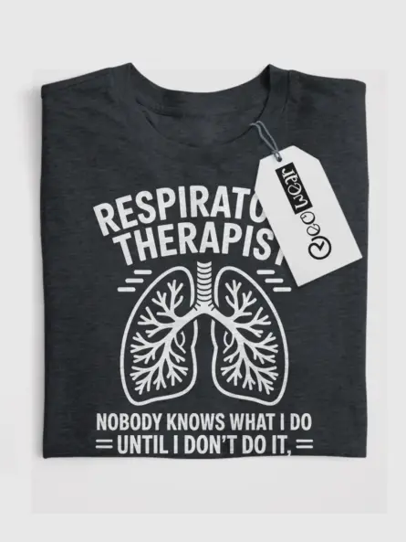 Bold Respiratory Therapist Nobody Knows What I Do Shirt - Image 4